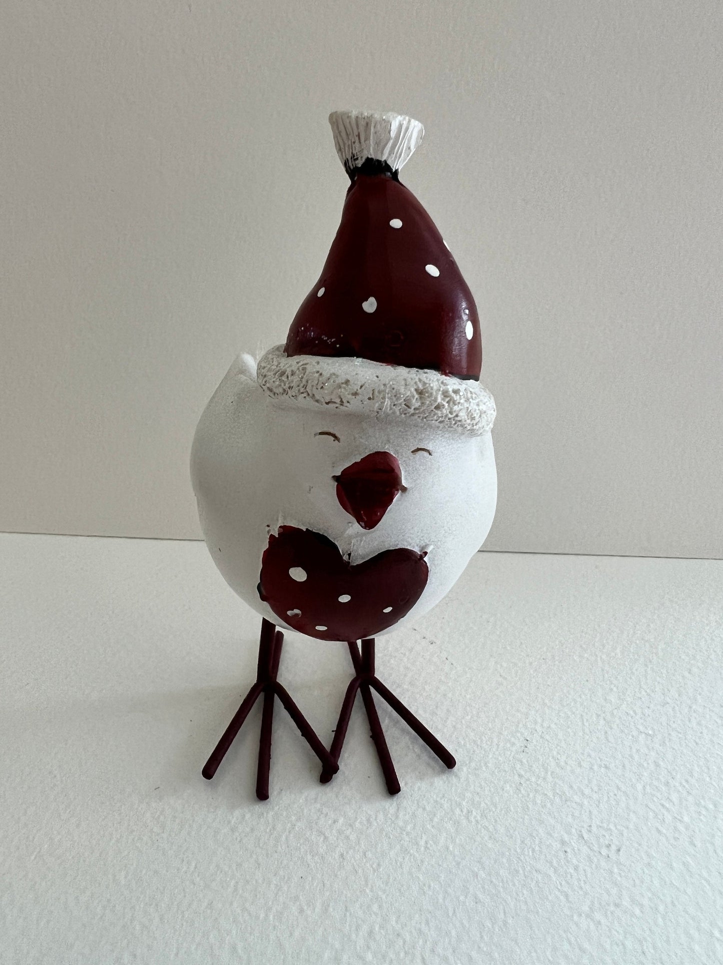 Set of 3 Hand Finished Robin Christmas Ornaments | Festive Red Breast Bird Decorations | Christmas Tree Décor | Stocking Filler Gift