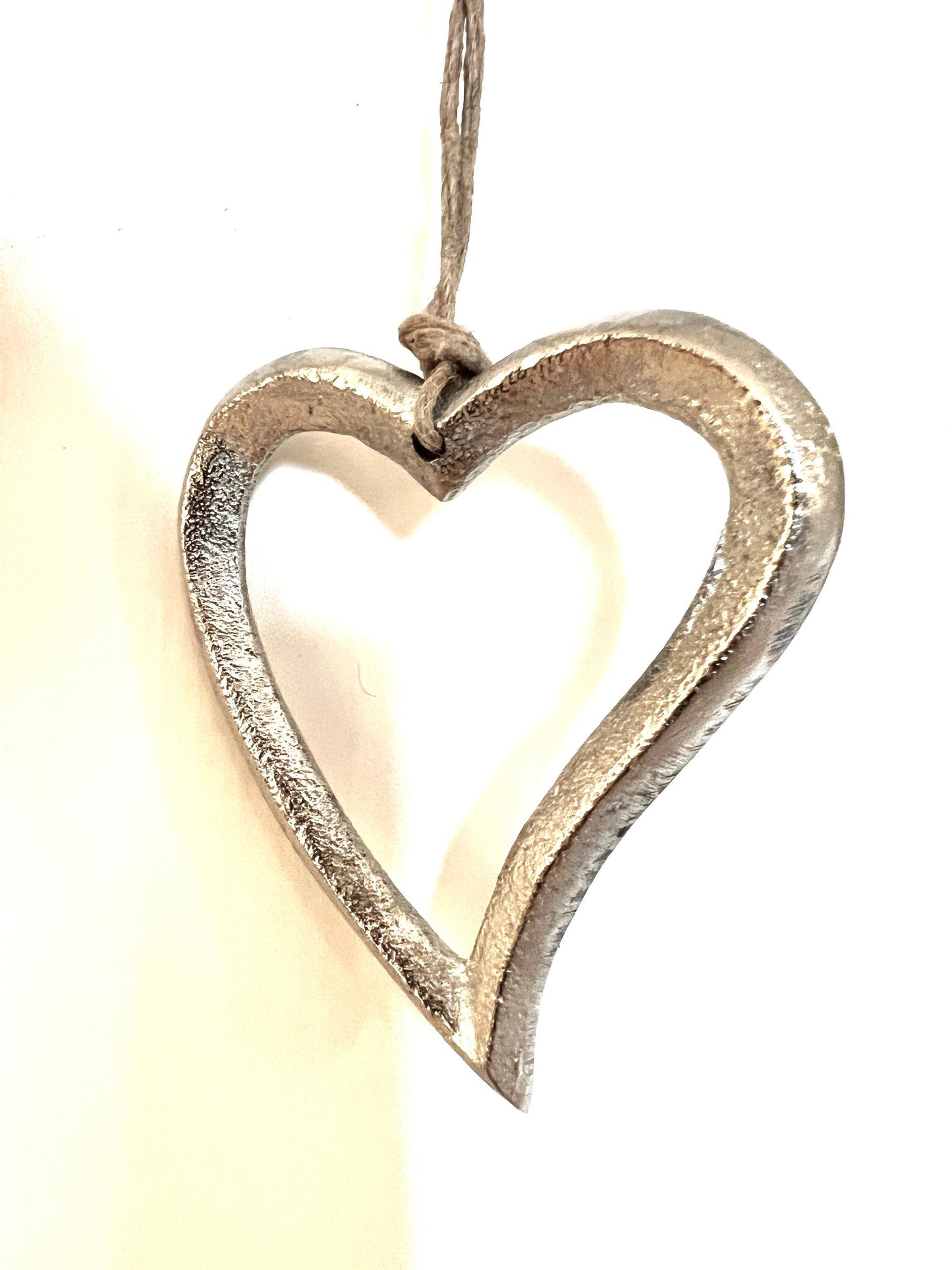 valentines gift, hand finished heart, wooden silver heart, Mother’s Day gift, gift for her, Easter decoration, handmade ornament, wooden heart decoration, silver heart decoration, nature lover gift, tree gift, gift for a loved one, gift for him,