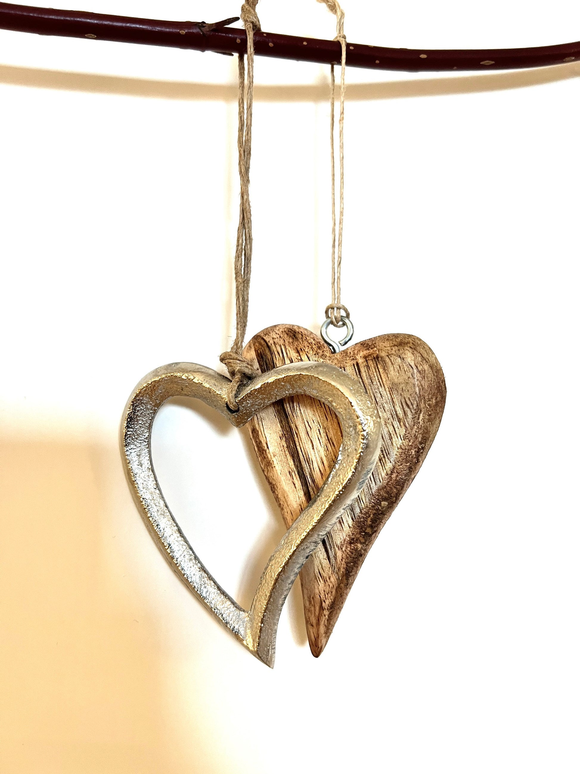 valentines gift, hand finished heart, wooden silver heart, Mother’s Day gift, gift for her, Easter decoration, handmade ornament, wooden heart decoration, silver heart decoration, nature lover gift, tree gift, gift for a loved one, gift for him,