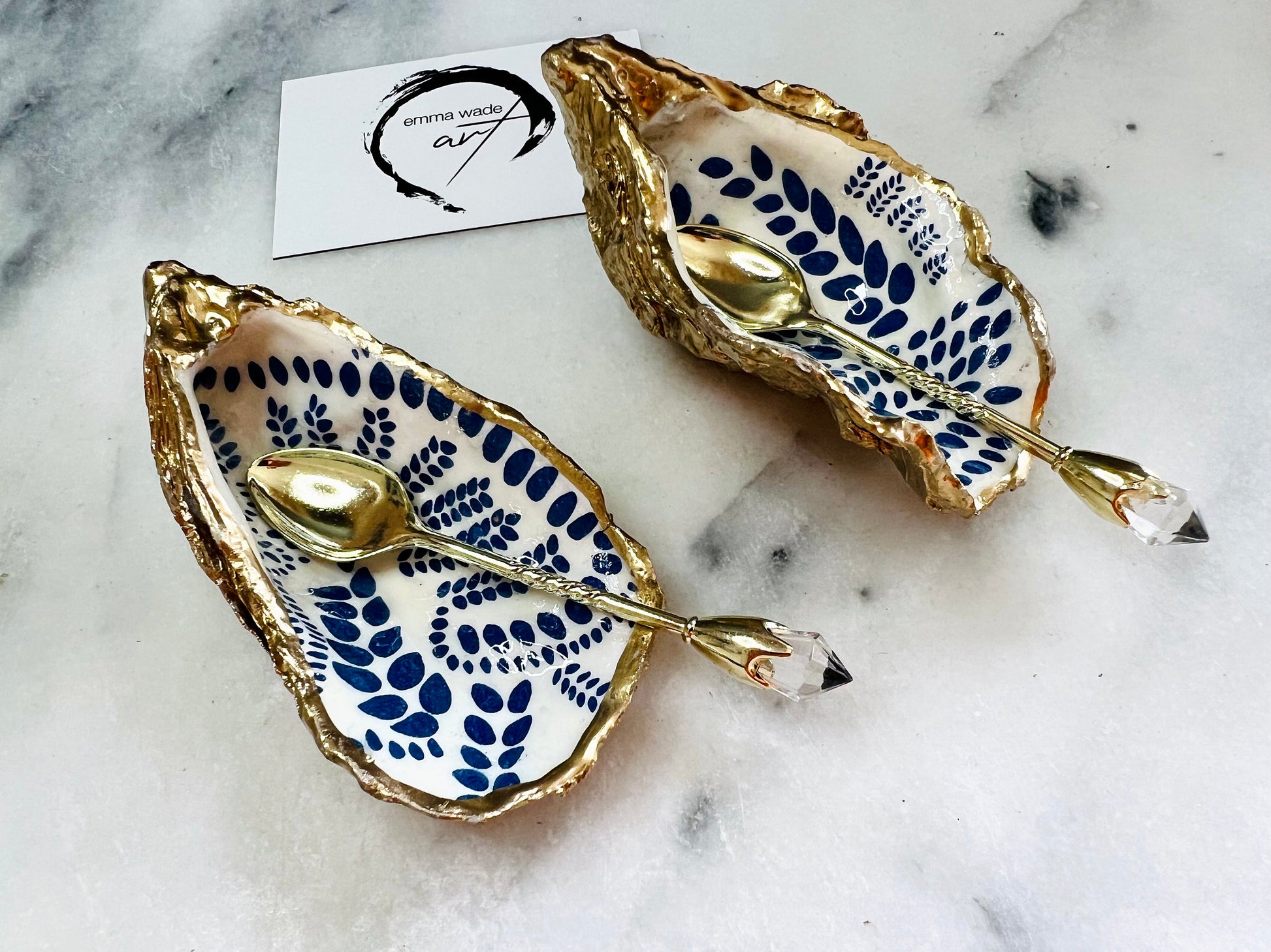 Blue White Floral Scandinavian Salt Dishes, Finnish serving dish, Seashell salt dish, shell salt, oyster salt tray, salt and pepper shell, salt and pepper shell box, oyster shell salt and pepper, sea shell salt, oyster shell salt, seashell salt holder, oyster shell sugar dish, oyster salt, cow salt pot, oyster salt dish, oyster pinch bowl, salt crystal bowl, shell salt dish, oyster salt cellar, oyster salt and pepper holders, salt and pepper dish set, Host Gift, Dining Decor, Blue Spice pots