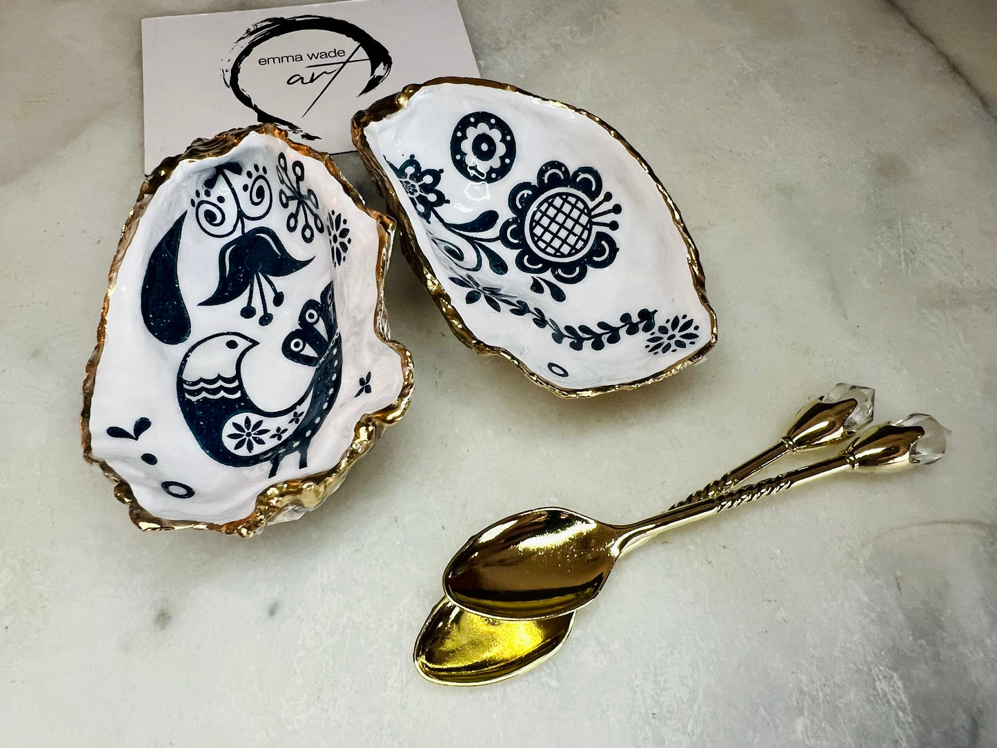 gift for her, decorated dish, dining table accessories, serving dish, kitchen decor, shell ornament, Finnish decor, salt and pepper set, coastal gifts, pinch pots, dining decor, shell decorations, spice pots, decorative accessories, Marimekko gift