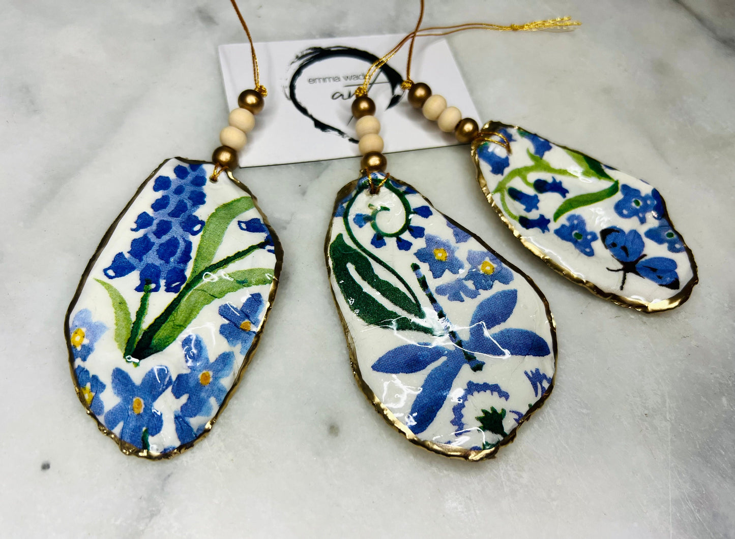Gift for her, Gift for him, Blue Spring hanging ornament, easter ornaments, Easter decoration, Emma Bridgewater Spring, Emma Bridgewater Gift, Anniversary gift, gardeners gift, nature lovers gift, Coastal decor, gift for mum, house warming gift