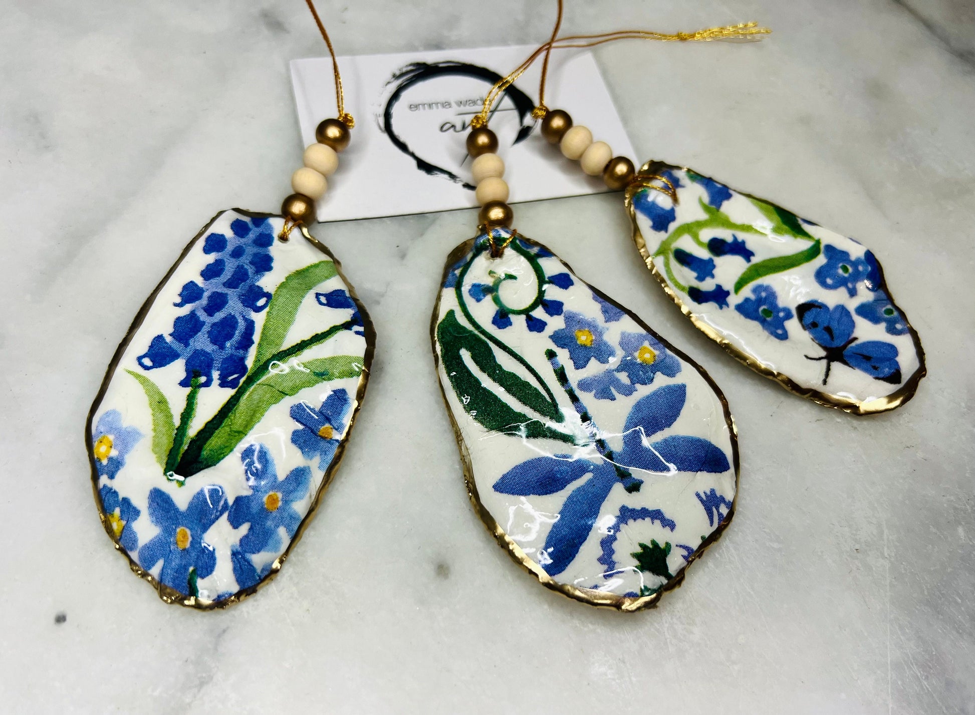 Gift for her, Gift for him, Blue Spring hanging ornament, easter ornaments, Easter decoration, Emma Bridgewater Spring, Emma Bridgewater Gift, Anniversary gift, gardeners gift, nature lovers gift, Coastal decor, gift for mum, house warming gift