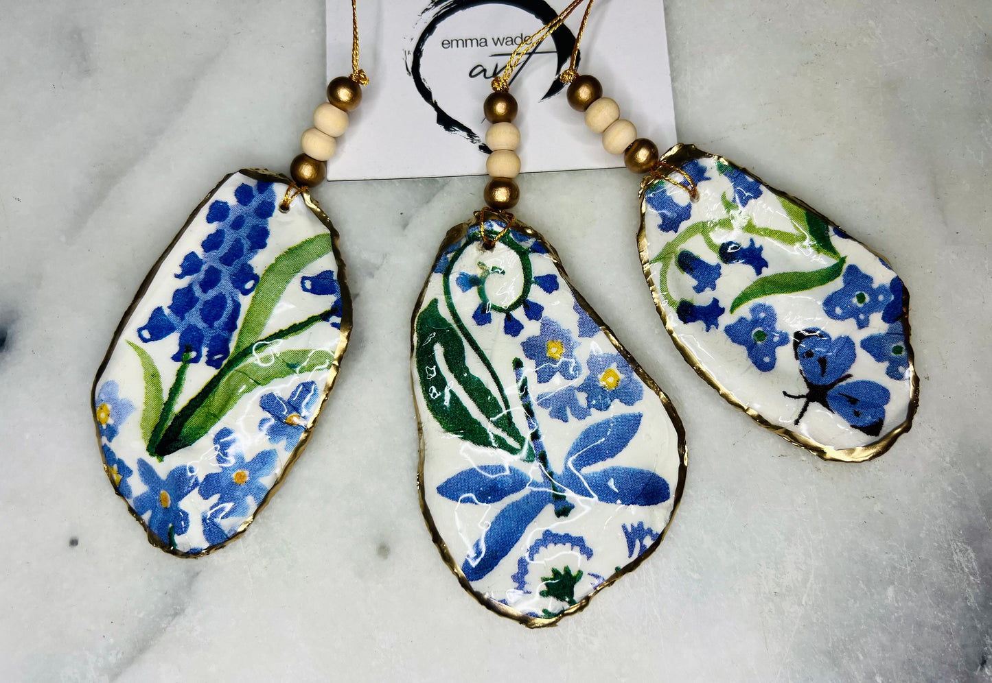 Gift for her, Gift for him, Blue Spring hanging ornament, easter ornaments, Easter decoration, Emma Bridgewater Spring, Emma Bridgewater Gift, Anniversary gift, gardeners gift, nature lovers gift, Coastal decor, gift for mum, house warming gift