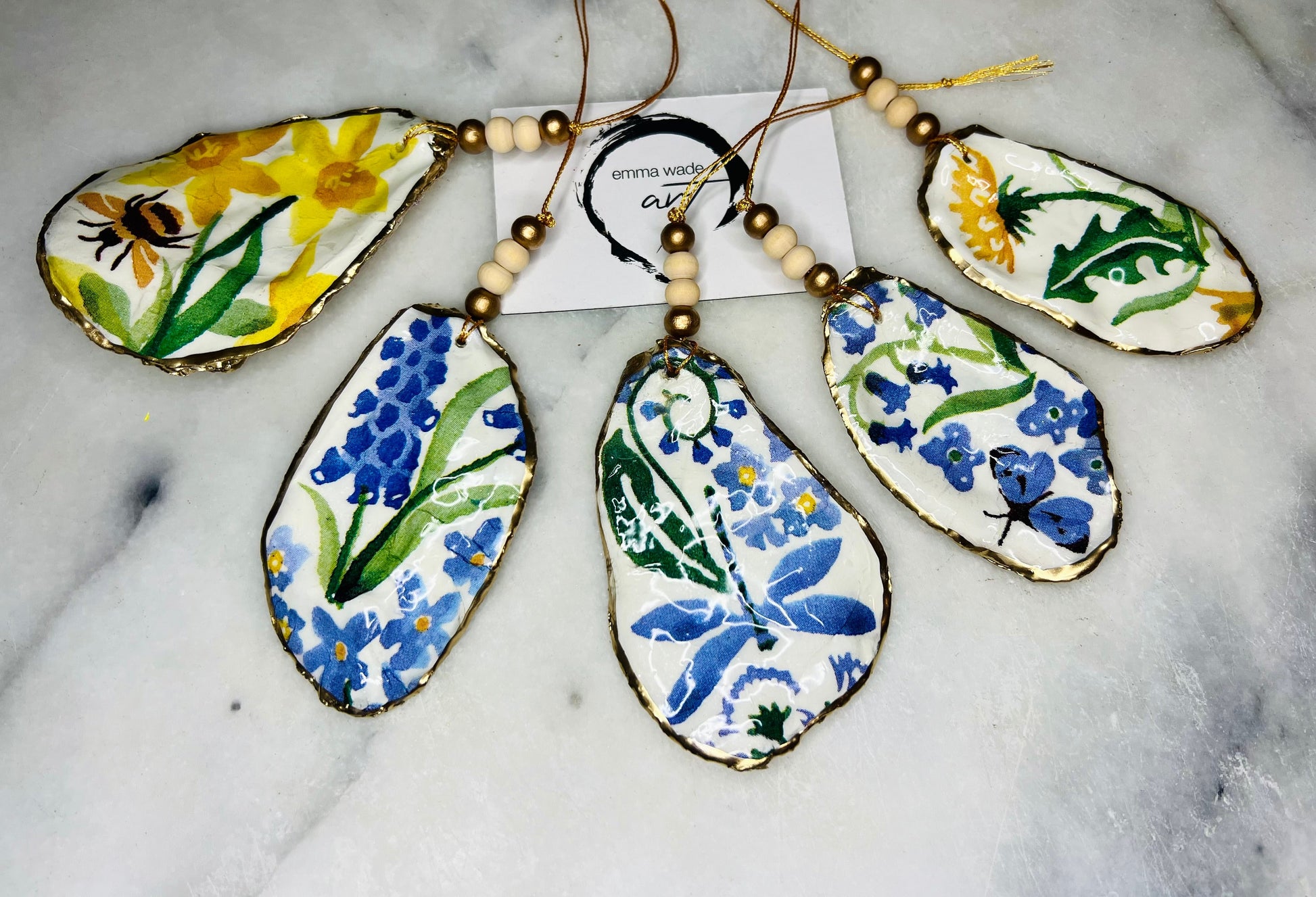 Gift for her, Gift for him, Blue Spring hanging ornament, easter ornaments, Easter decoration, Emma Bridgewater Spring, Emma Bridgewater Gift, Anniversary gift, gardeners gift, nature lovers gift, Coastal decor, gift for mum, house warming gift