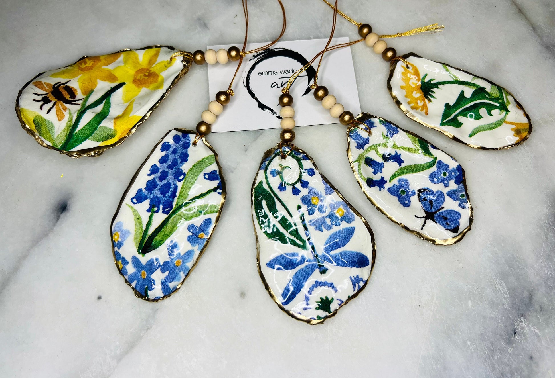 Gift for her, Gift for him, Blue Spring hanging ornament, easter ornaments, Easter decoration, Emma Bridgewater Spring, Emma Bridgewater Gift, Anniversary gift, gardeners gift, nature lovers gift, Coastal decor, gift for mum, house warming gift