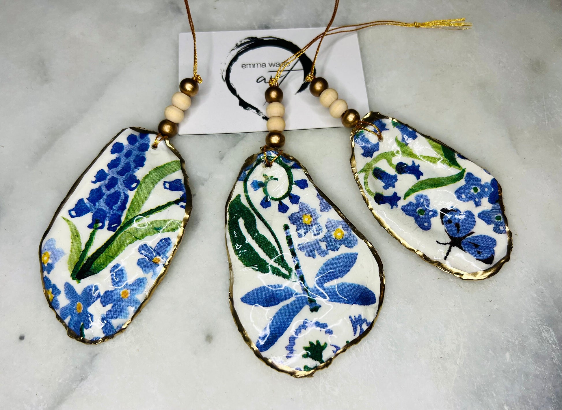 Gift for her, Gift for him, Blue Spring hanging ornament, easter ornaments, Easter decoration, Emma Bridgewater Spring, Emma Bridgewater Gift, Anniversary gift, gardeners gift, nature lovers gift, Coastal decor, gift for mum, house warming gift