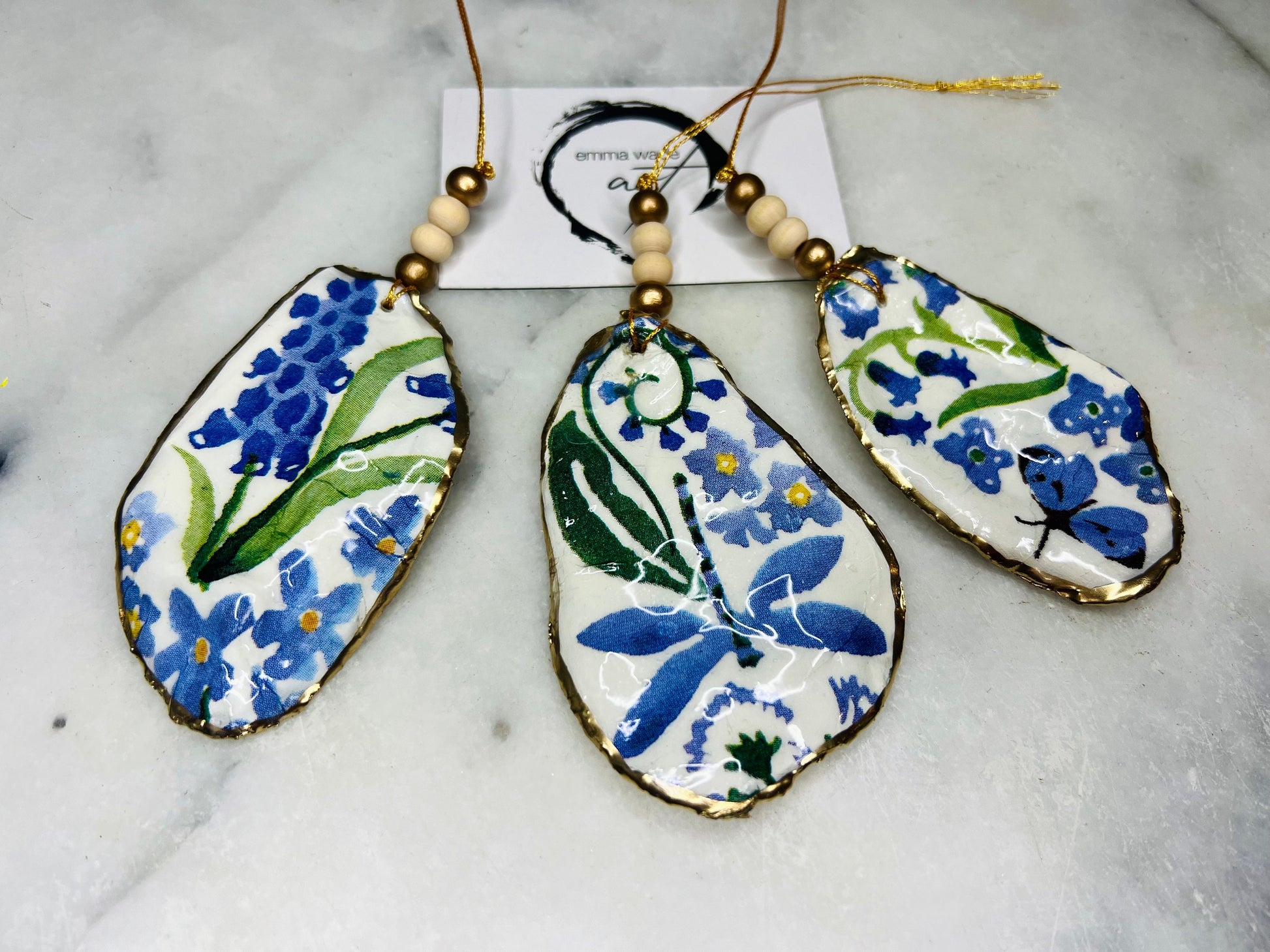 Gift for her, Gift for him, Blue Spring hanging ornament, easter ornaments, Easter decoration, Emma Bridgewater Spring, Emma Bridgewater Gift, Anniversary gift, gardeners gift, nature lovers gift, Coastal decor, gift for mum, house warming gift