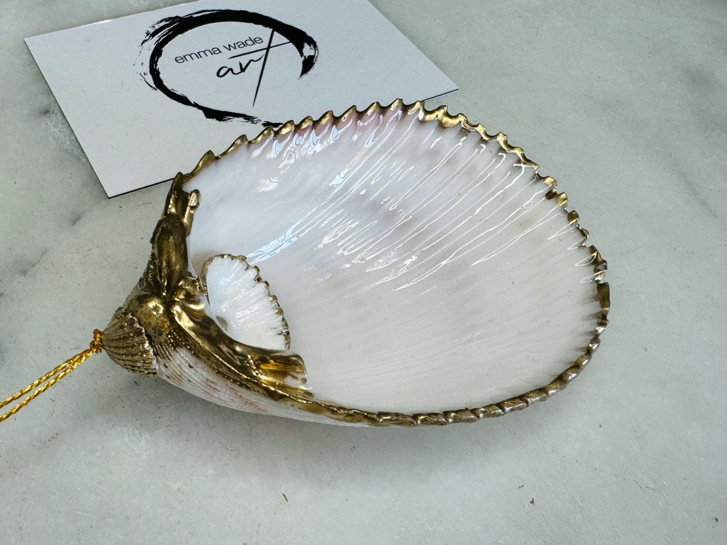 Gift for her, Gift for him, oyster hanging ornament, oyster Tree decoration, Festive shell decoration, Clam ornament, pearl ornament, Anniversary gift, Wedding gift ideas, Coastal decor, EmmaWadeART, hanging shell ornament, shell decor, ocean decor, wedding gift idea, wedding anniversary shell ornament, clam trinket shell, cockle ornament, cockle shell with pearl, pearl shell gift, cockle dish, shell trinket dish, shell art, Emma wade art, cockle gift idea, shell gift idea, pearl dish