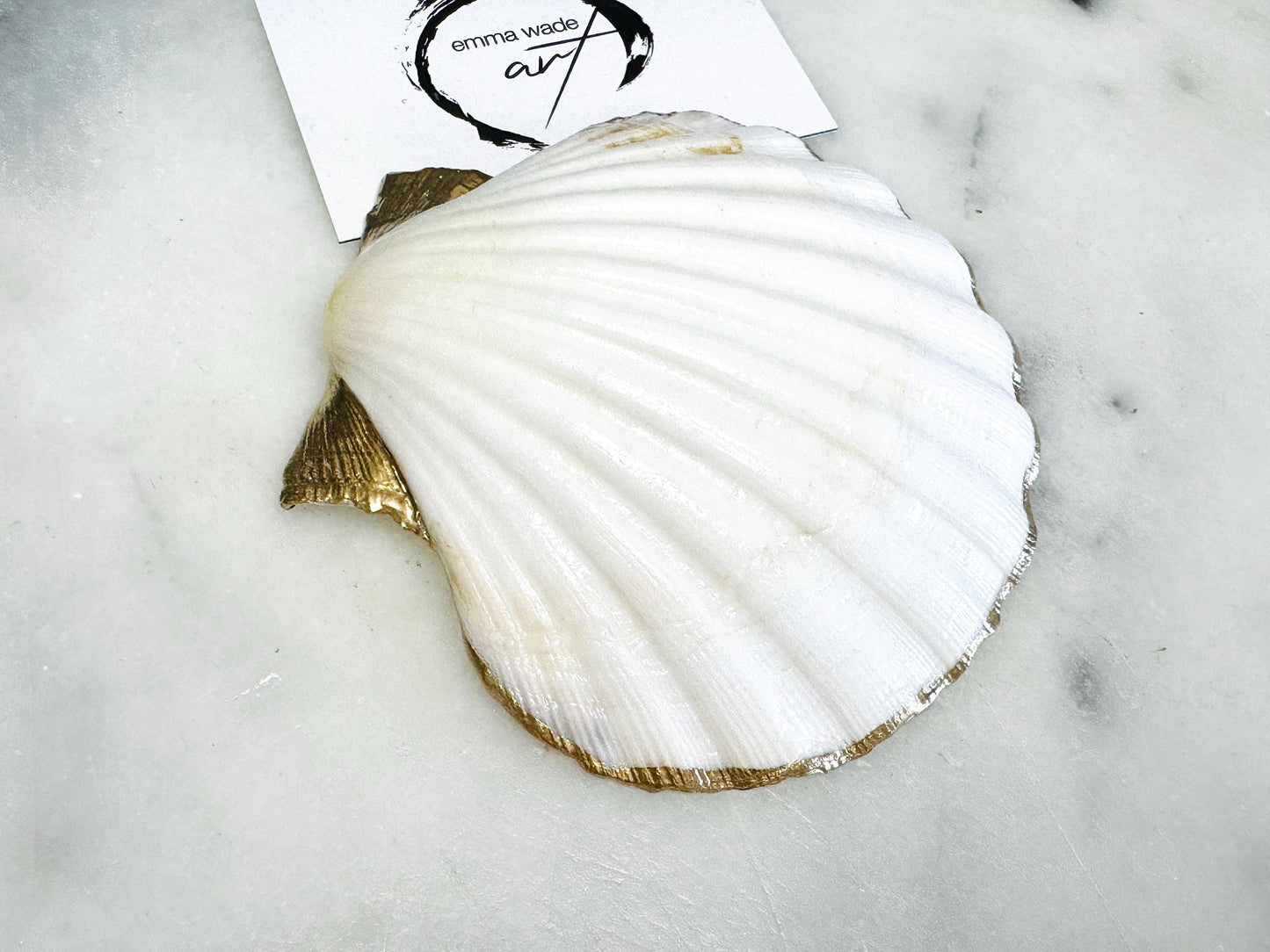 Gifts for her, Gift for him, Christmas gift idea, decoupaged scallop shell , Ring holder, Shell Jewellery dish, Trinket and jewellery dish, hand painted gift, the great wave gift, anniversary gift, jewellery Storage, ocean ornament, Emma wade art