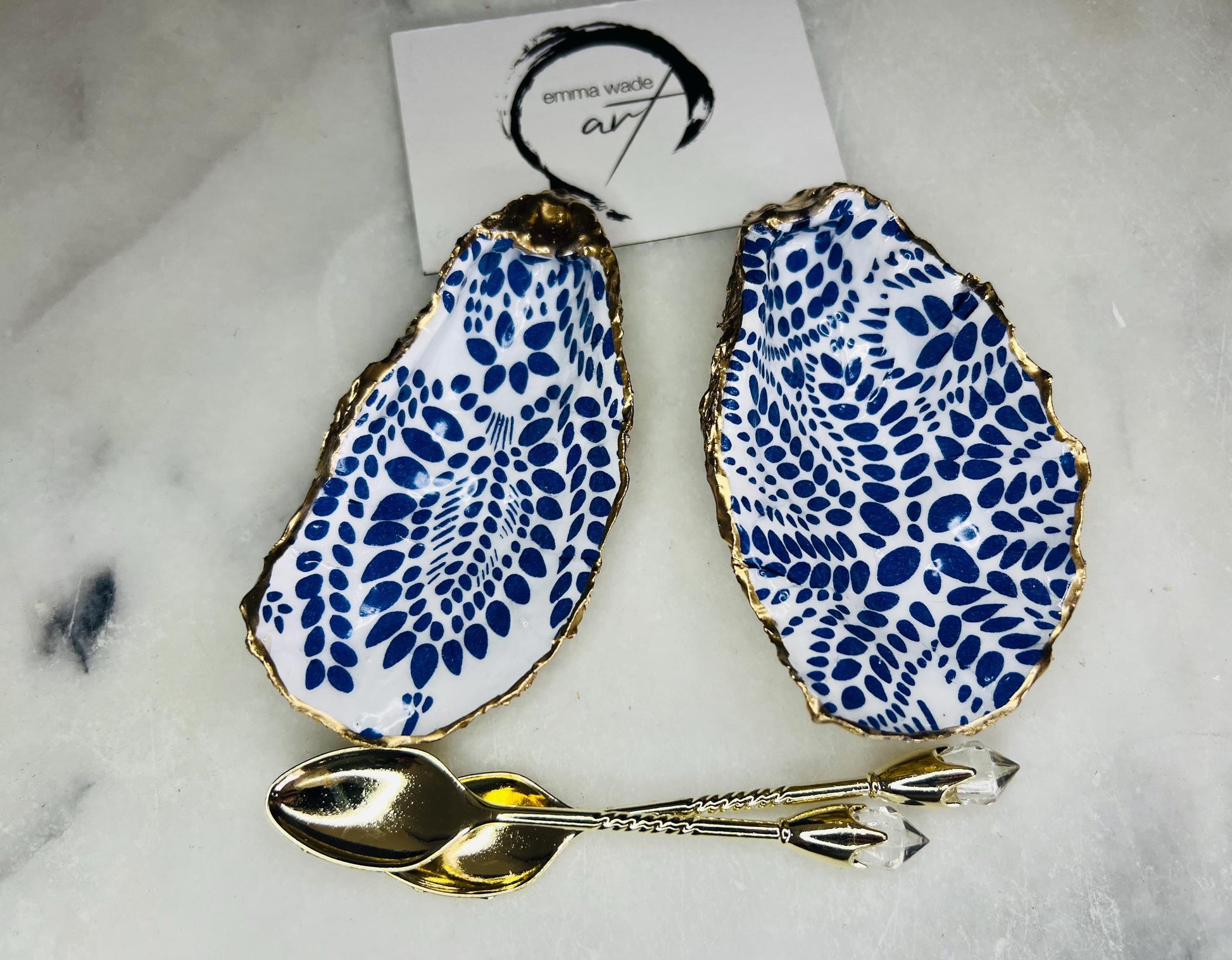 Blue White Floral Scandinavian Salt Dishes, Finnish serving dish, Seashell salt dish, shell salt, oyster salt tray, salt and pepper shell, salt and pepper shell box, oyster shell salt and pepper, sea shell salt, oyster shell salt, seashell salt holder, oyster shell sugar dish, oyster salt, cow salt pot, oyster salt dish, oyster pinch bowl, salt crystal bowl, shell salt dish, oyster salt cellar, oyster salt and pepper holders, salt and pepper dish set, Host Gift, Dining Decor, Blue Spice pots